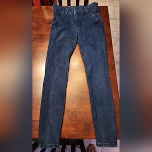 Express High Rise Denim Jeans-Leggings Size 8 Short